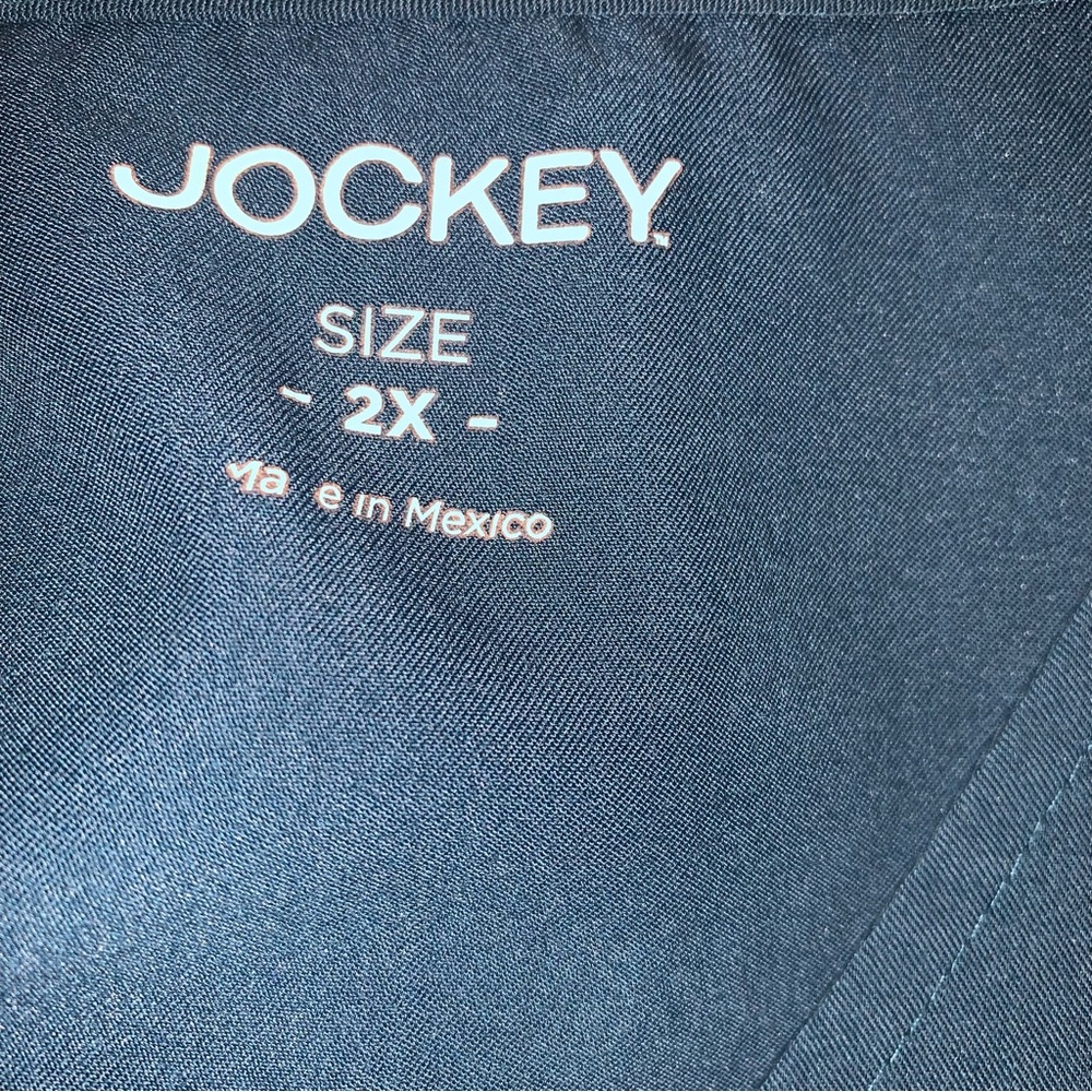 Jockey, teal scrub top. Women’s 2X $7 - Picture 2 of 2
